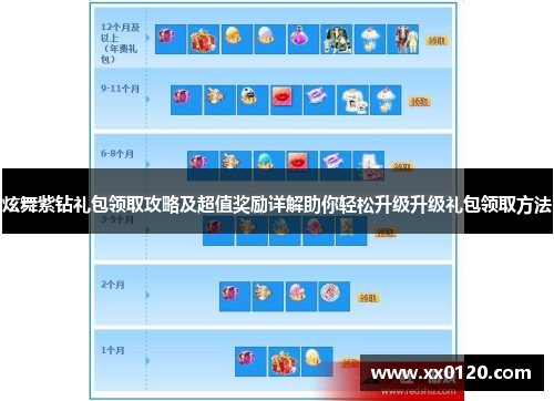 炫舞紫钻礼包领取攻略及超值奖励详解助你轻松升级升级礼包领取方法